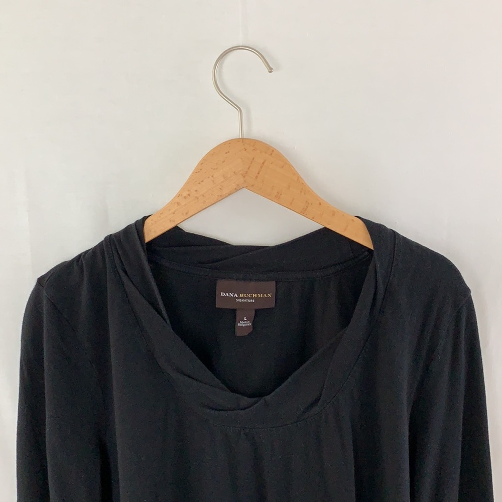 Dana Buchman Signature 3/4 Sleeve Top - Picture 3 of 7